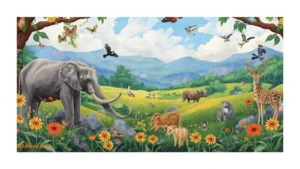 wildlife-wall-border