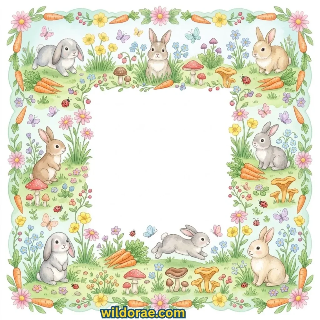 rabbit-border-design