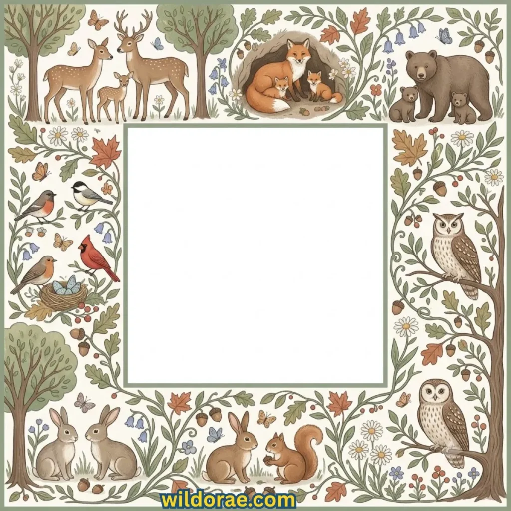 wildlife-wall-border-design