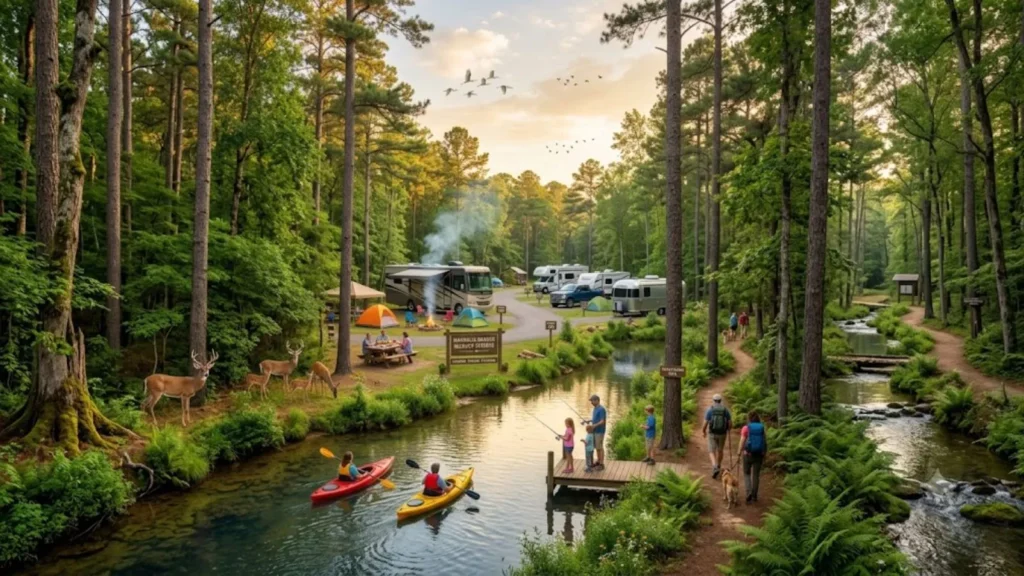 magnolia-branch-wildlife-reserve-camping