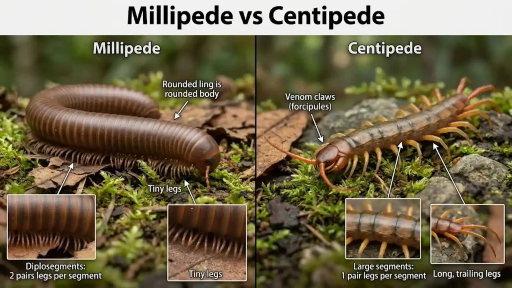 millipede-vs-centipede